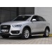 Пороги алюминиевые "Newstar Grey" для Audi Q3